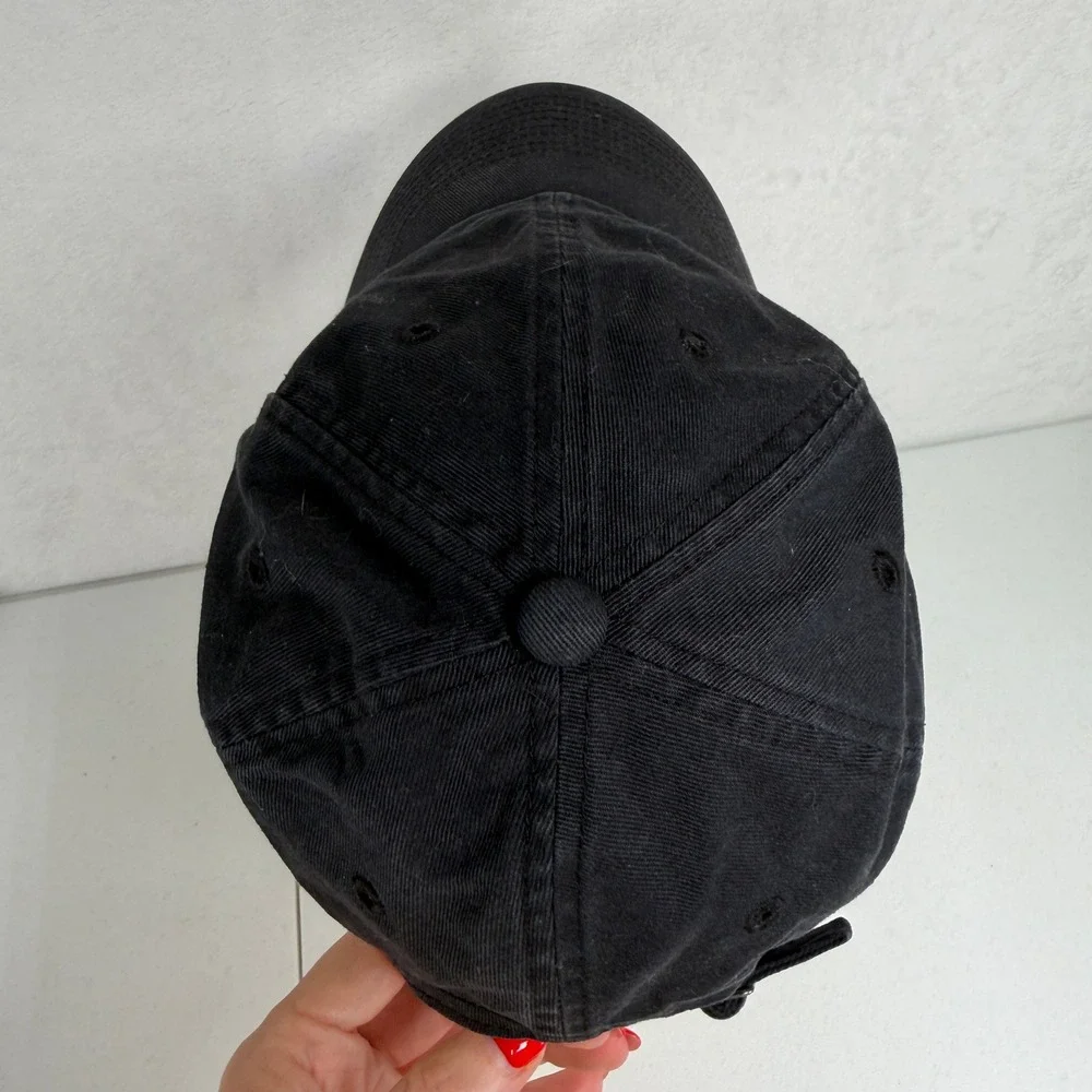 Nike One Size Hat Heritage86 Black Adjustable Futura Logo Dad Cap Strapback